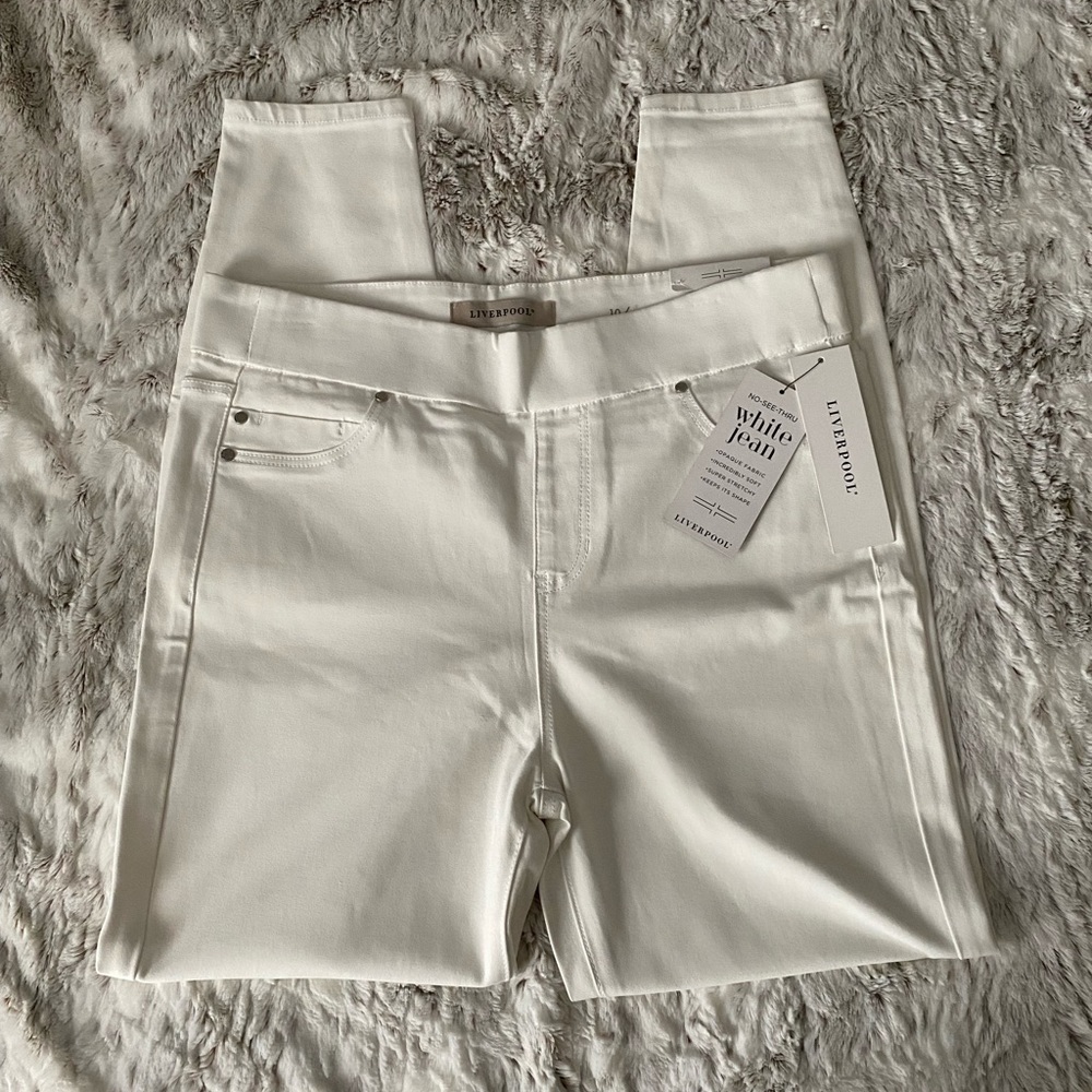 Liverpool Women Skinny Jeans | Liverpool Jeans | Liverpool Women White Jeans 10